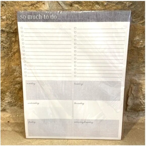 Weekly To Do Blotter Planner Pages by IG Design Group So Much To Do 120 sheets - Picture 1 of 3